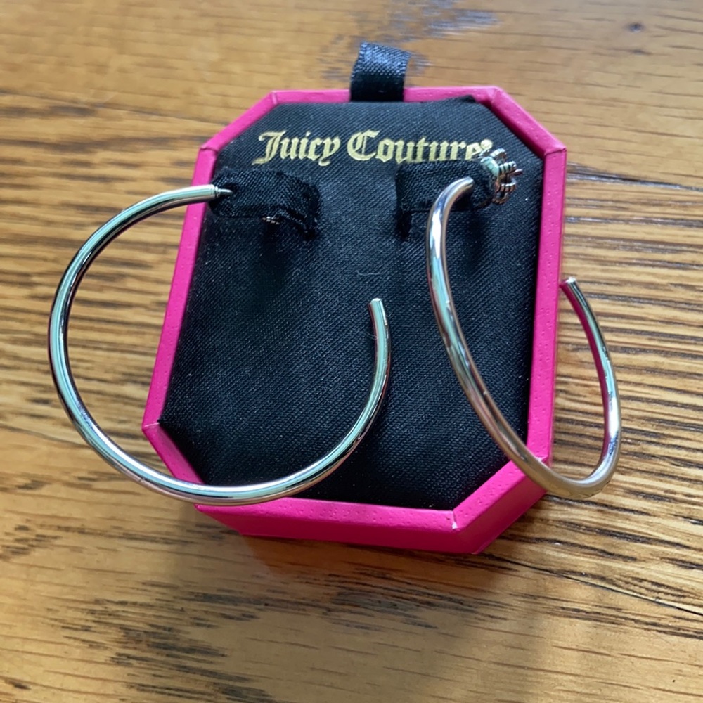 Juicy Couture hoop earrings